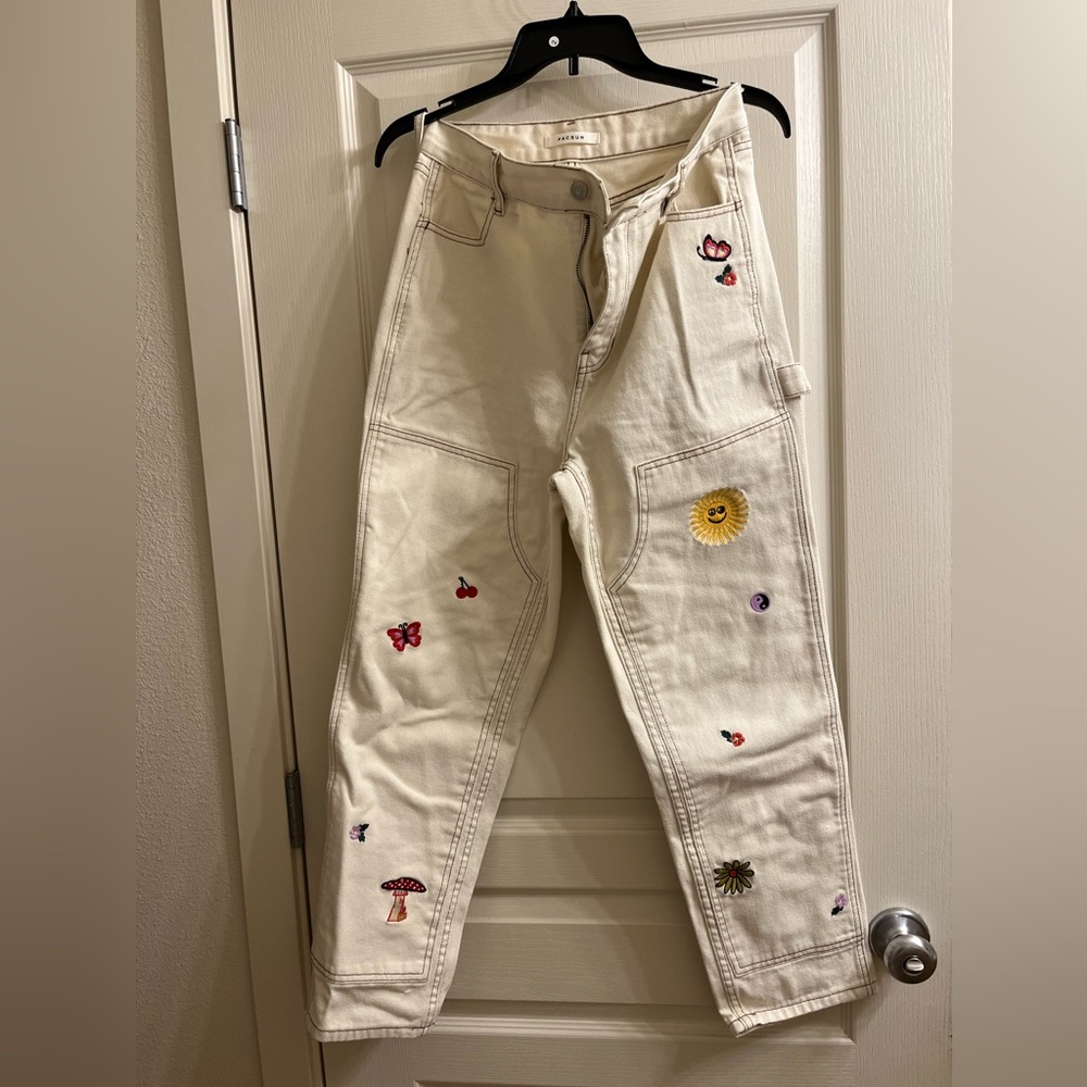 High rise carpenter jeans